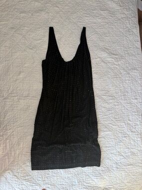 Marciano Black Stud-Embellished Mini Dress